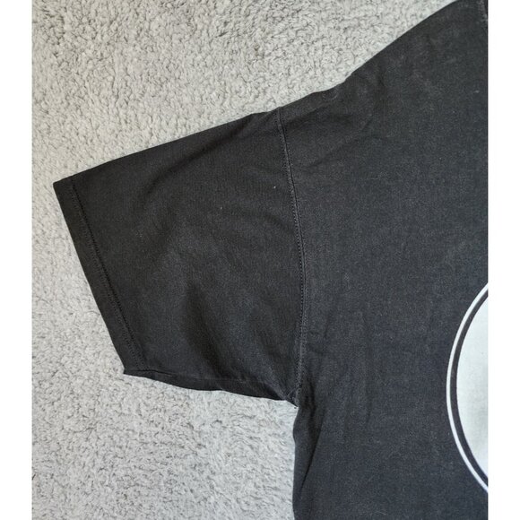 VTG 90s Steak N' Shake Fast Food Burgers Hotrod Promo Black T Shirt Size Large - Picture 7 of 16